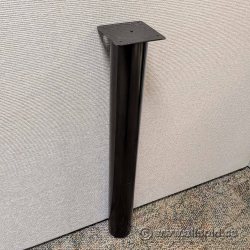 Black Office Table or Desk Leg 26.5" H